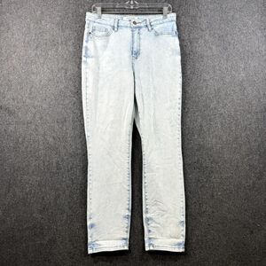 Judy Blue Slim Fit Jeans Women's 9/29 Light Wash Acid